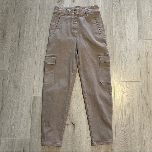 Aritzia Wilfred Free Modern Cargo Pant - Nomad Taupe - Picture 9 of 10